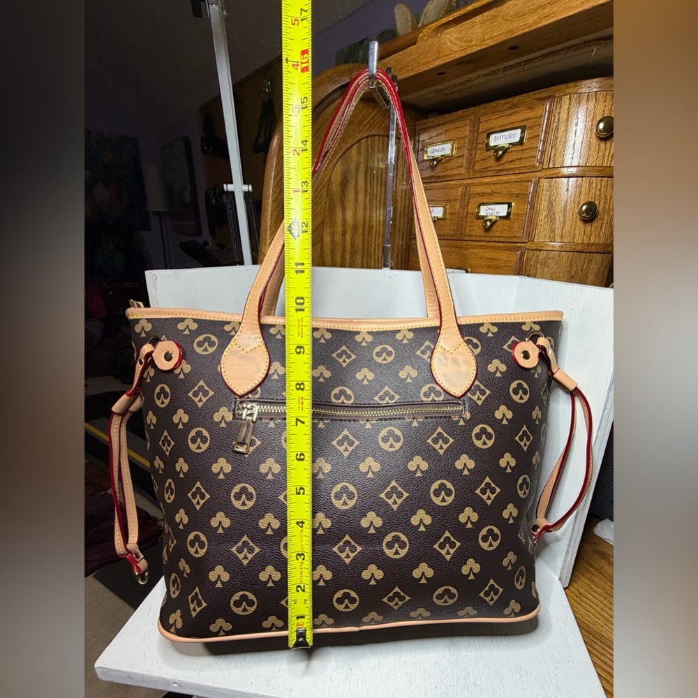 Designer Inspired Monogram Tote - image 4